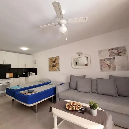 Studio No 2 Just 100 To And Sea, Large Terrace, Heated Pool, Wifi, Aircondition For A Fee Apartment Playa de las Americas (Tenerife)